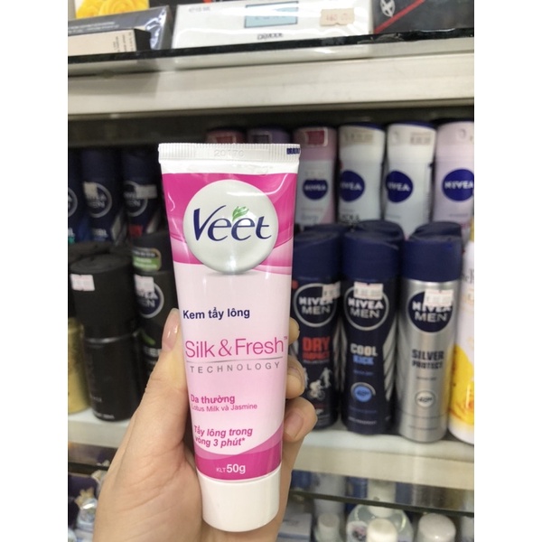 Kem tẩy lông, kem triệt lông dành cho da thường Veet 50g