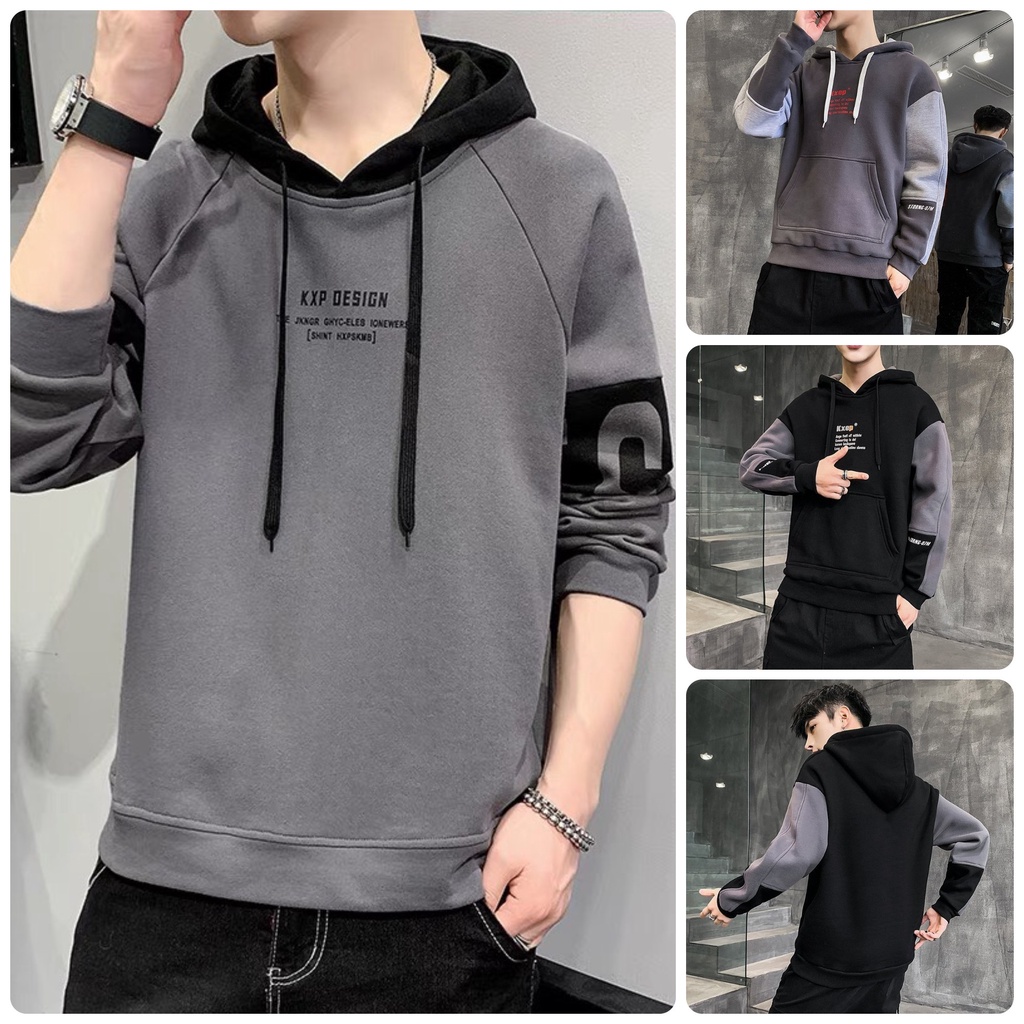 Áo Hoodie Nón Chui Trùm Đầu Nữ Nam Unisex Chất Vải Nỉ Kxep WAH124