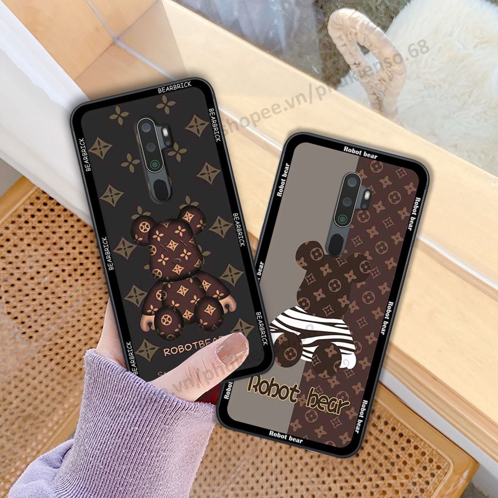Ốp lưng điện thoại Oppo A5 2020 / A9 2020 in hình gấu bear, kaws, doremon thời trang, ốp lưng cao cấp chất lượng