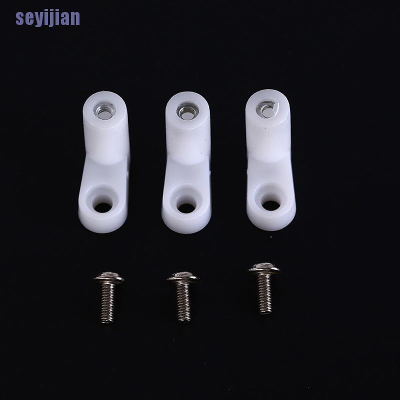 Set 10 Chân Đế Nhựa Chữ L 20mm Kèm Ốc Vít Cố Định