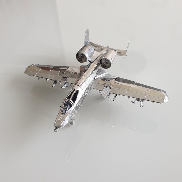 Mô hình lắp ráp 3D kim loại lắp ráp Máy bay cường kích thần sấm A10 Thunder Bolt Tỷ lệ 1:150 [ Chưa Lắp ]