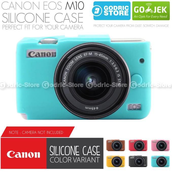 (Hàng Mới Về) Bút Kẻ Chân Mày Nghệ Thuật Chất Lượng Cao Ốp Lưng Silicon Cho Máy Ảnh Canon EOS M10 8355