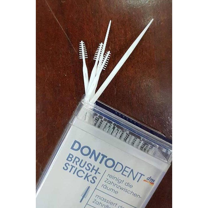 Tăm xỉa răng nha khoa 2 đầu Dontodent Đức 150c - Shop Dalavii