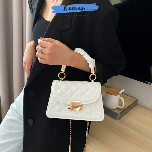 [Mã WAMT2405 giảm 10K đơn 0K] Túi Xách Nữ Đeo Chéo Thời Trang Thịnh Hành Hàn Quốc Mix Dây Xích Nhỏ Siêu Đẹp TX01 - HAMAN | BigBuy360 - bigbuy360.vn