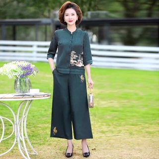 Set nữ trung niên cao cấp kiểu dáng sang trọng QCNP3987