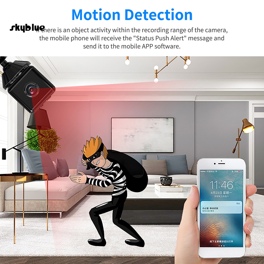 Camera không dây góc rộng có chế độ ban đêm tiện dụng cho gia đình | BigBuy360 - bigbuy360.vn