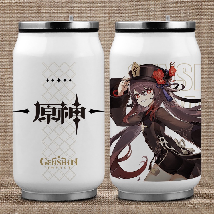 Mới Bình Nước Giữ Nhiệt Anime Xiao Kuzuha Shenhe Bằng Thép Không Gỉ 304 500ML