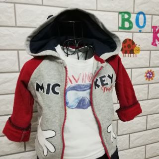 Áo khoác nỉ Mickey ( ảnh chụp thật)