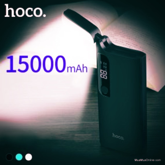 (Có video +hình thật) Pin sạc dự phòng hoco 15000mah HOCO