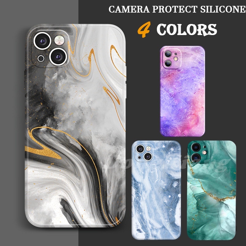 Ốp điện thoại silicon vuông chống sốc cho Realme C25 C25S RealmeC15 C12 Realme5 5i 6i C3 C1 RealmeC2 Narzo20 Narzo 30A