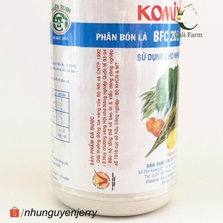 Phân bón lá đạm hữu cơ Komix 1L