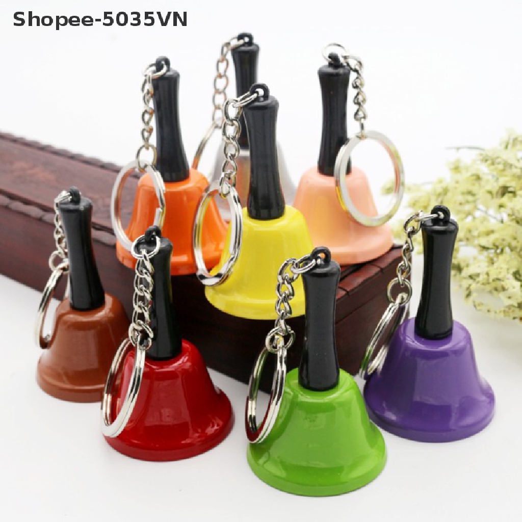 Chuông Cầm Tay Hình Ông Già Noel 39mm Trang Trí Tiệc Giáng Sinh