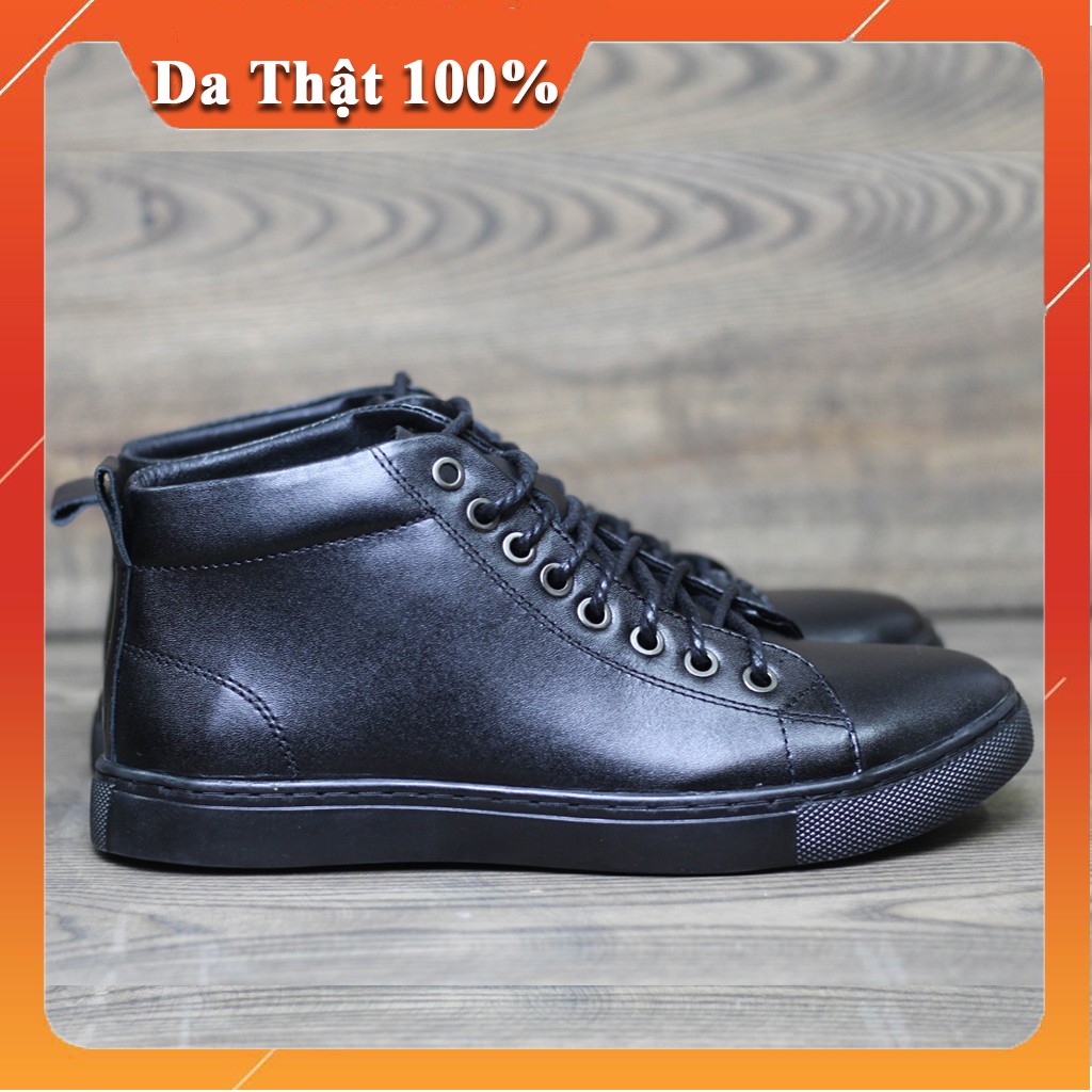 Giày Cao cổ Nam hàn quốc đẹp giá rẻ da thật 100%, Giày bot nam da thật thời trang công sở bảo hành 1 năm. | BigBuy360 - bigbuy360.vn