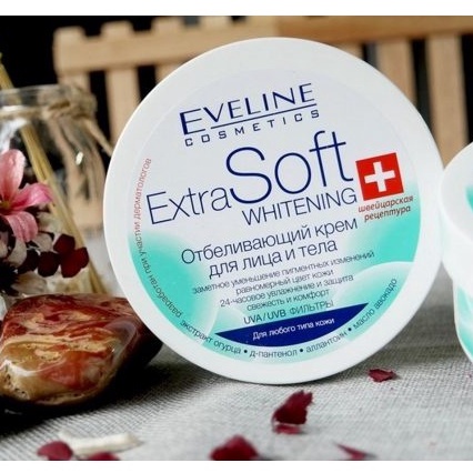 Kem dưỡng da Eveline Extra Soft Whitening, kem dưỡng trắng da 200ml - Mina.cosmetic1