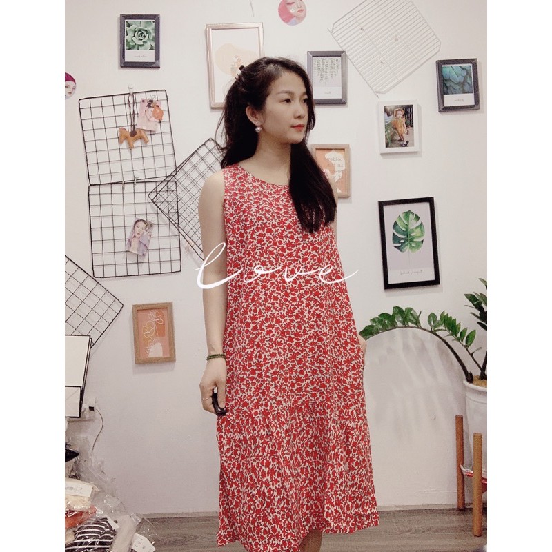 🍓 Váy Lanh Nữ Việt Thắng 🌸 Đầm Tole Nữ Đuôi Cá Sát Nách | BigBuy360 - bigbuy360.vn