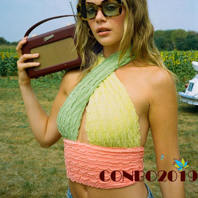 Áo Nữ Không Tay Cổ Chữ V Hở Lưng Quyến Rũ | BigBuy360 - bigbuy360.vn