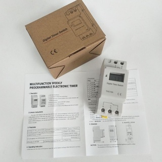  Công tắc hẹn giờ điện tử lập trình AHC15A 16A 220V  Trắng  công tắc hẹn giờ timer 