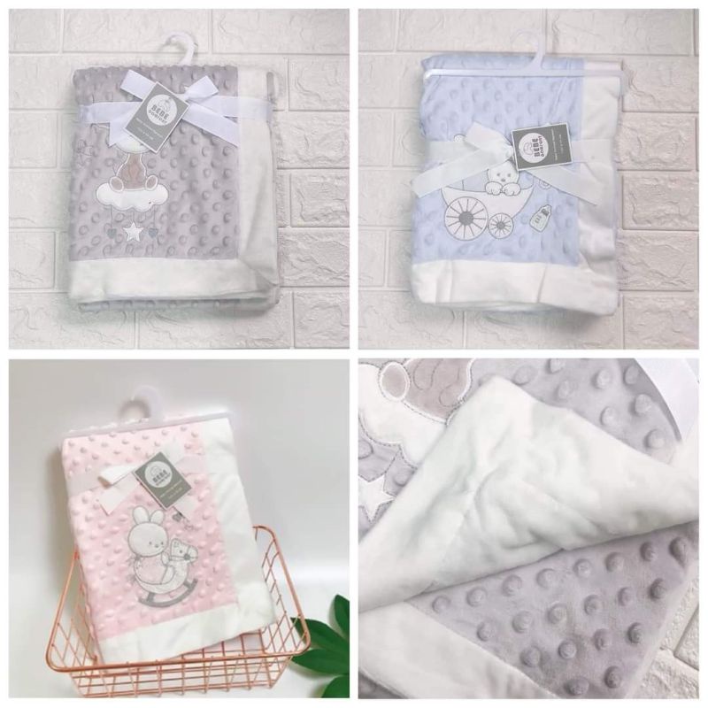 Chăn đắp lông nhung Bebe Comfort cao cấp cho bé