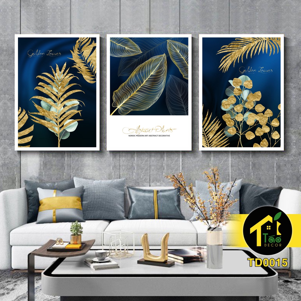 Set 3 tranh treo tường decor, tranh decor, tranh dán tường, canvas tranh treo tường, sticker có sẵn keo 2 mặt, Táo Decor