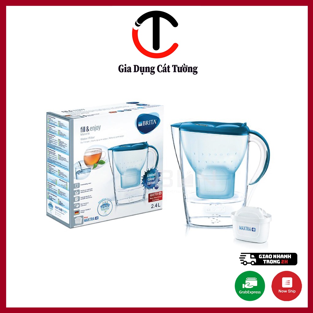 Bình Lọc Nước Brita 2,4L Kèm 6 Lõi Lọc CHÍNH HÃNG ĐỨC