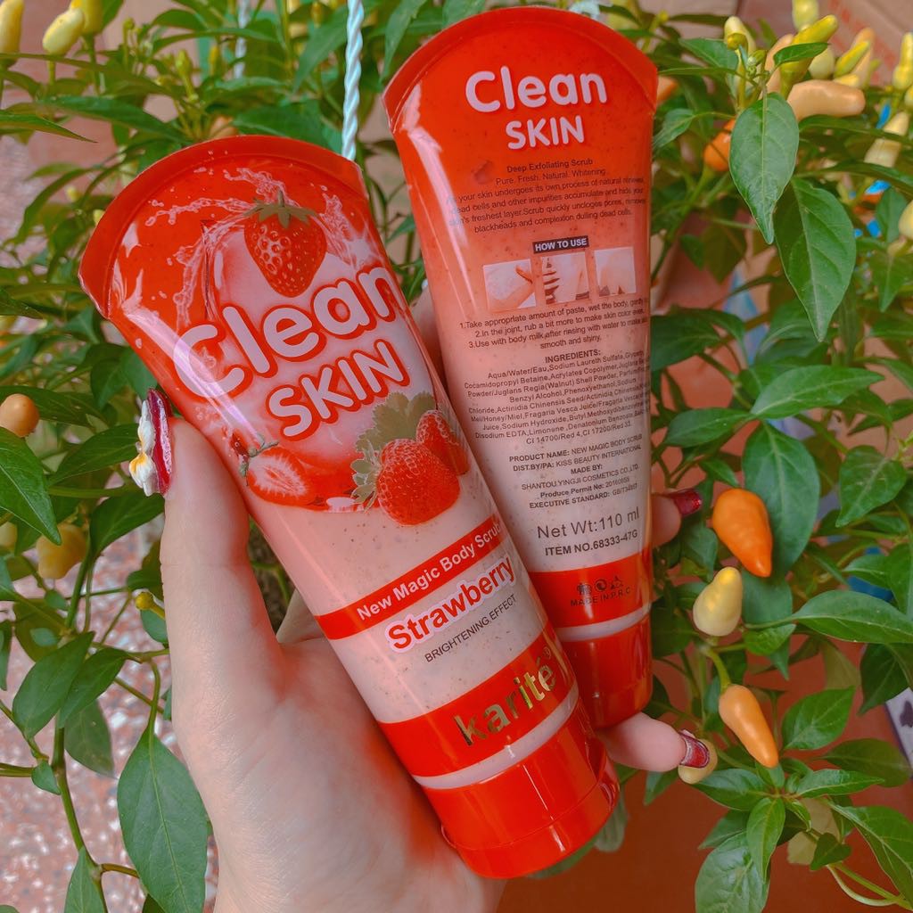 (R307T) Tuýp tẩy da chết quả dâu kissbeauty 110ml