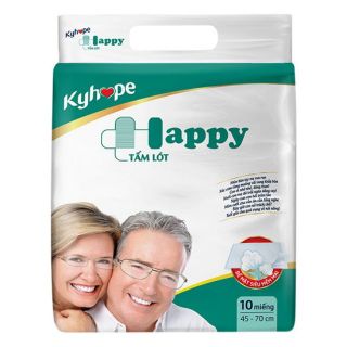 Tấm lót Kyhope Happy người già 10 miếng.
