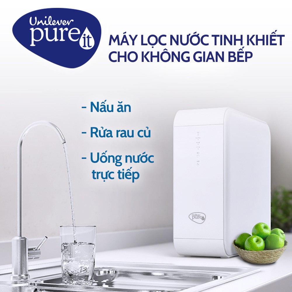 Máy lọc nước Unilever Pureit Delica UR5440 chính hãng - thiết kế nhỏ gọn tóc độ lọc 1 lít/phút