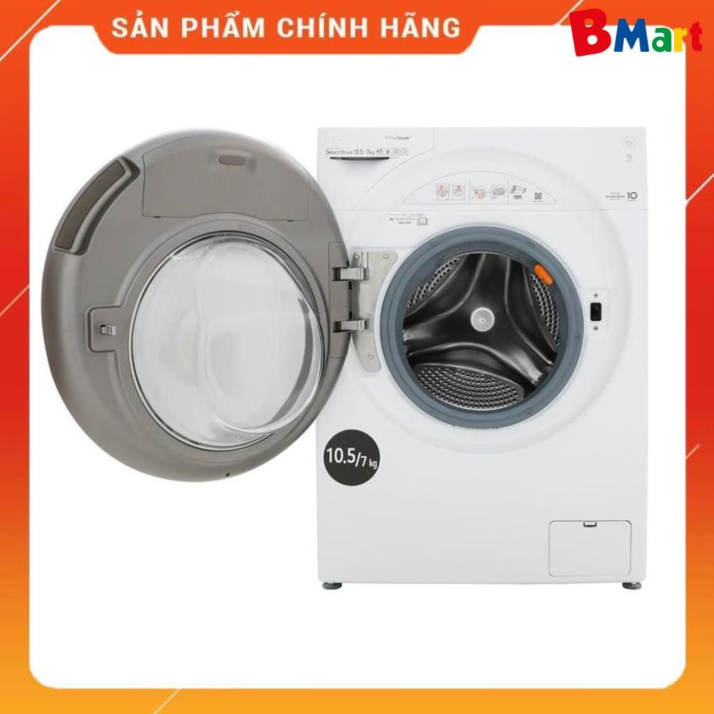 [ VẬN CHUYỂN MIỄN PHÍ KHU VỰC HÀ NỘI ] Máy giặt LG lồng ngang 10.5 kg giặt , 7 kg sấy FG1405H3W1  - BM