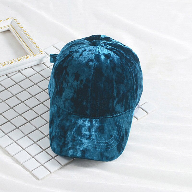 Mũ Lưỡi Trai Nhung Mềm Màu Trơn Giữ Ấm Mùa Thu Đông Phong Cách Hip Hop Unisex