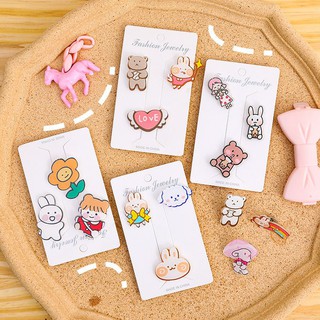 [FREESHIP] Set 3 pin cài áo/balo dễ thương - Bộ 3 huy hiệu - Set ghim cài - Phụ kiện Pé Mèo