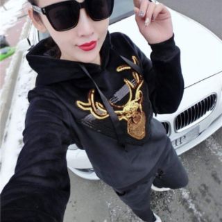 BỘ NỈ  NHUNG CÓ MŨ  NỮ ODER QUẢNG CHÂU( Hình thật phía sau ạ.)