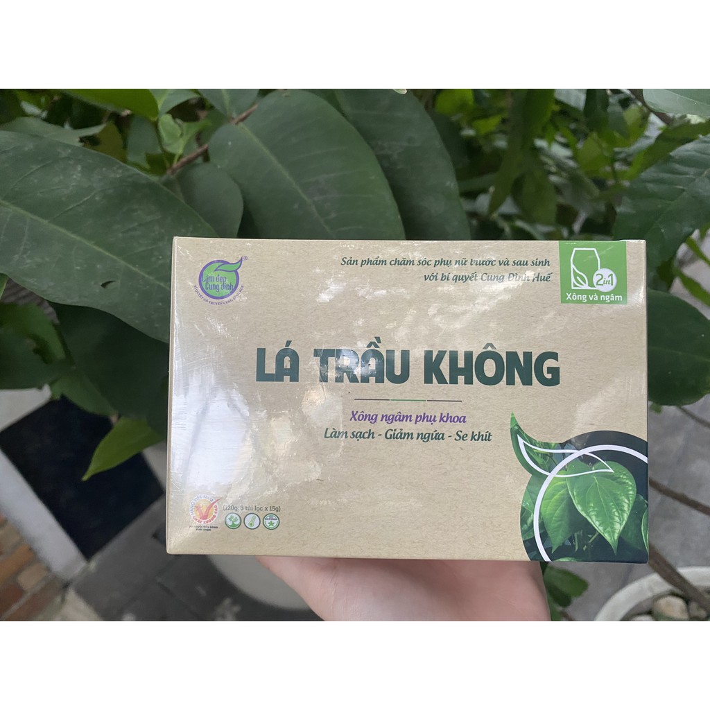 Lá Trầu Không Cho Mẹ Bầu Sau Sinh Bảo Nhiên Hộp 8 gói