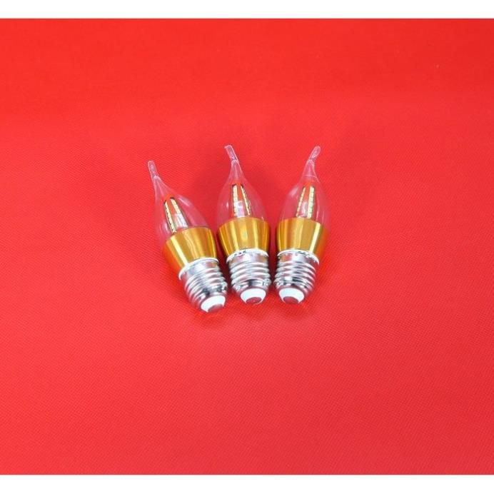 Bộ 3 bóng đèn LED C35 4w hình nến đổi màu đui E27