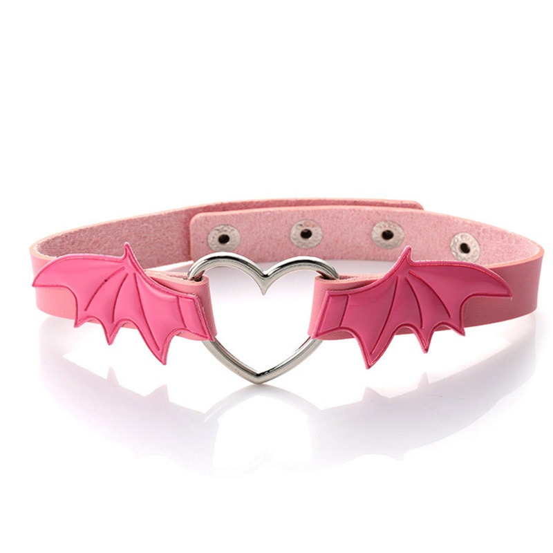 Flgo Kẹp Tóc Hình Cánh Dơi Kèm Choker Hóa Trang Động Vật Cho Bé Dịp Halloween