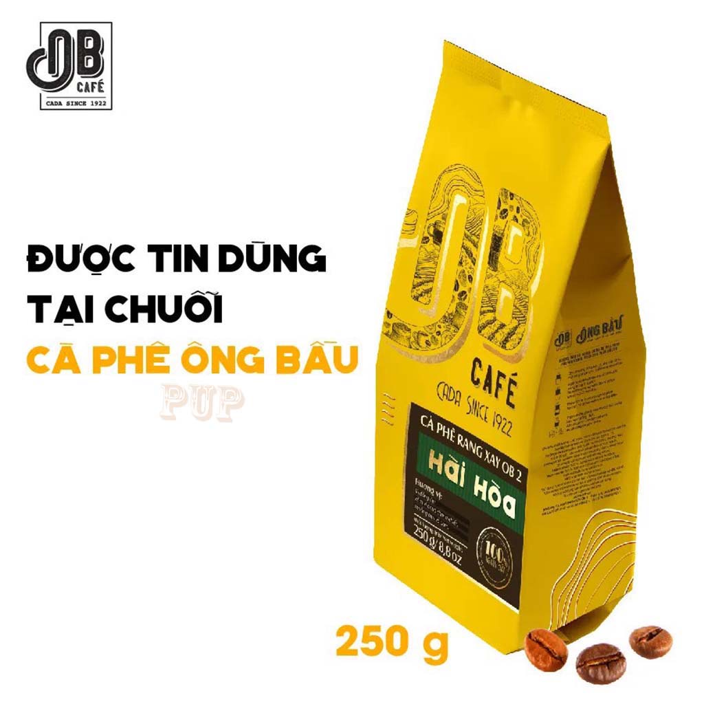 Cà Phê Rang Xay Ông Bầu Hài Hòa Túi 250, Cafe OB-TUH Store | BigBuy360 - bigbuy360.vn