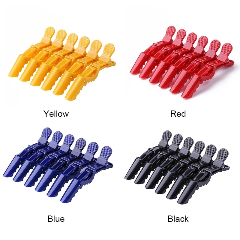 Kẹp tóc răng thưa bằng nhựa chống trượt chuyên dụng cho salon