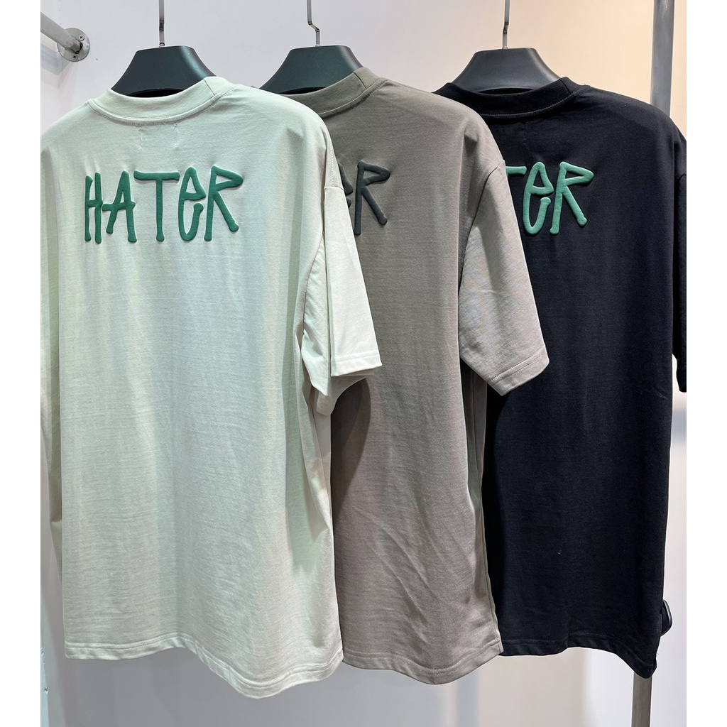 ÁO THUN trơn in su chữ HATER - Peaceout Studios (P87)