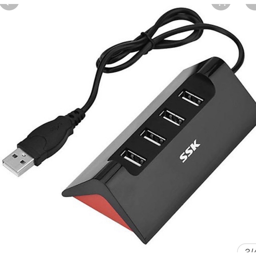 Bộ chia  4 cổng USB 3.0 SSK SHU 835- Hàng chính hãng