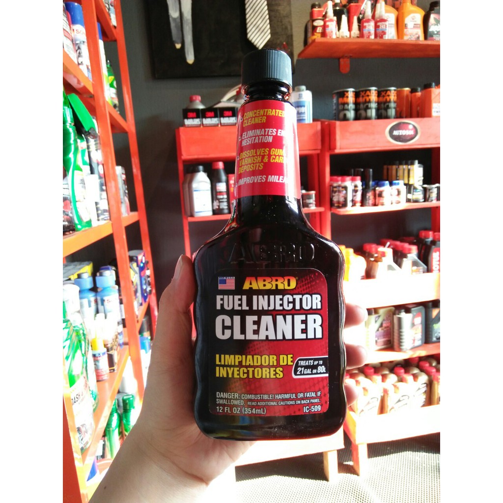 Dung Dịch Vệ Sinh Hệ Thống Nhiên Liệu ABRO FUEL INJECTOR CLEANER 354ml - Súc Béc Xăng ABRO