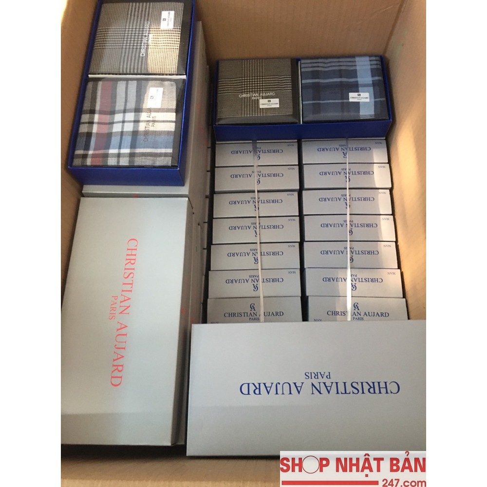 Khăn mùi xoa nam cao cấp Christian Hàn Quốc - Chính hãng