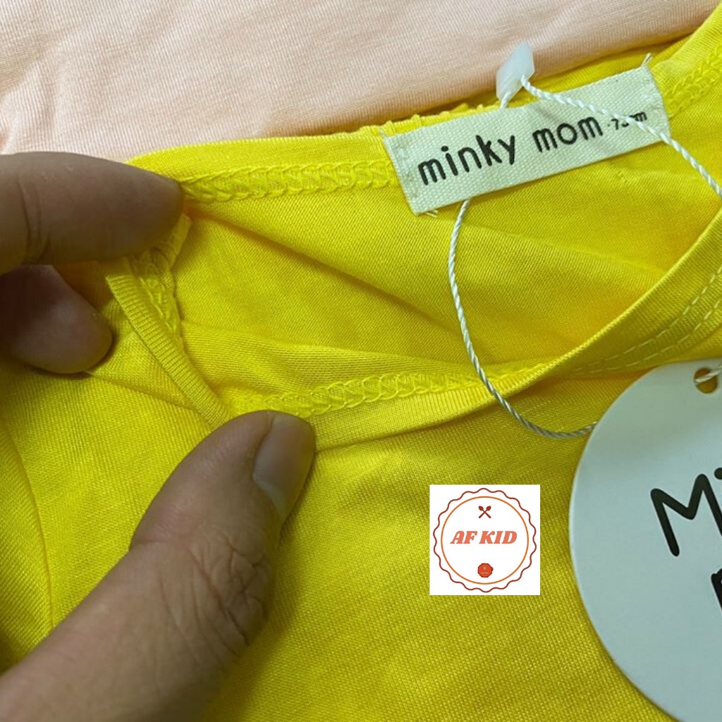 Bộ Minky Mom Cho Bé  Bộ Đồ Lửng Multicolor Cho Bé Trai Bé Gái  Chất Thun Lạnh Siêu Mềm Mịn Cho Bé Thoải Mái Vui Hè