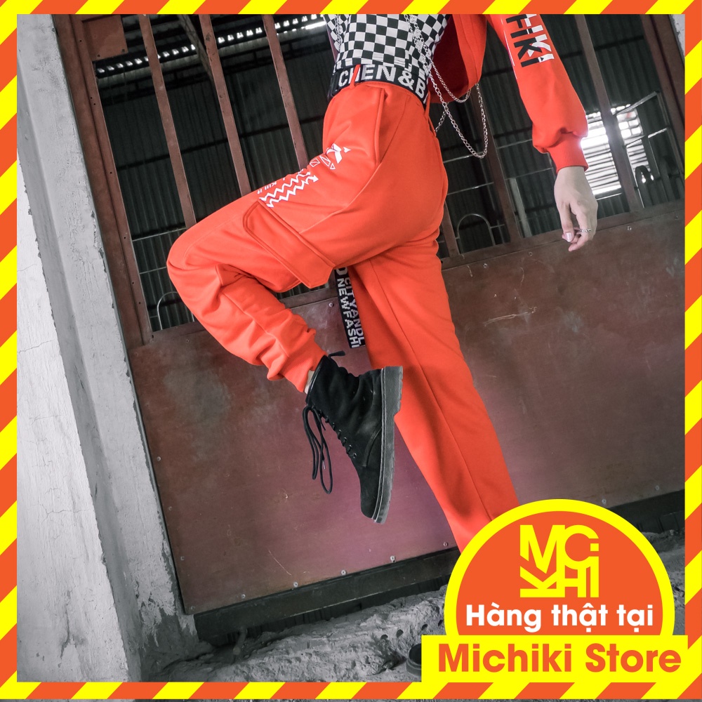 Quần túi hộp Michiki không kèm dây lưng - Hàng thiết kế cao cấp