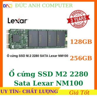 Ổ cứng SSD M2 2280 Sata Lexar NM100 512Gb/256GB/128GB-Tăng Tốc Máy Cực Nhanh