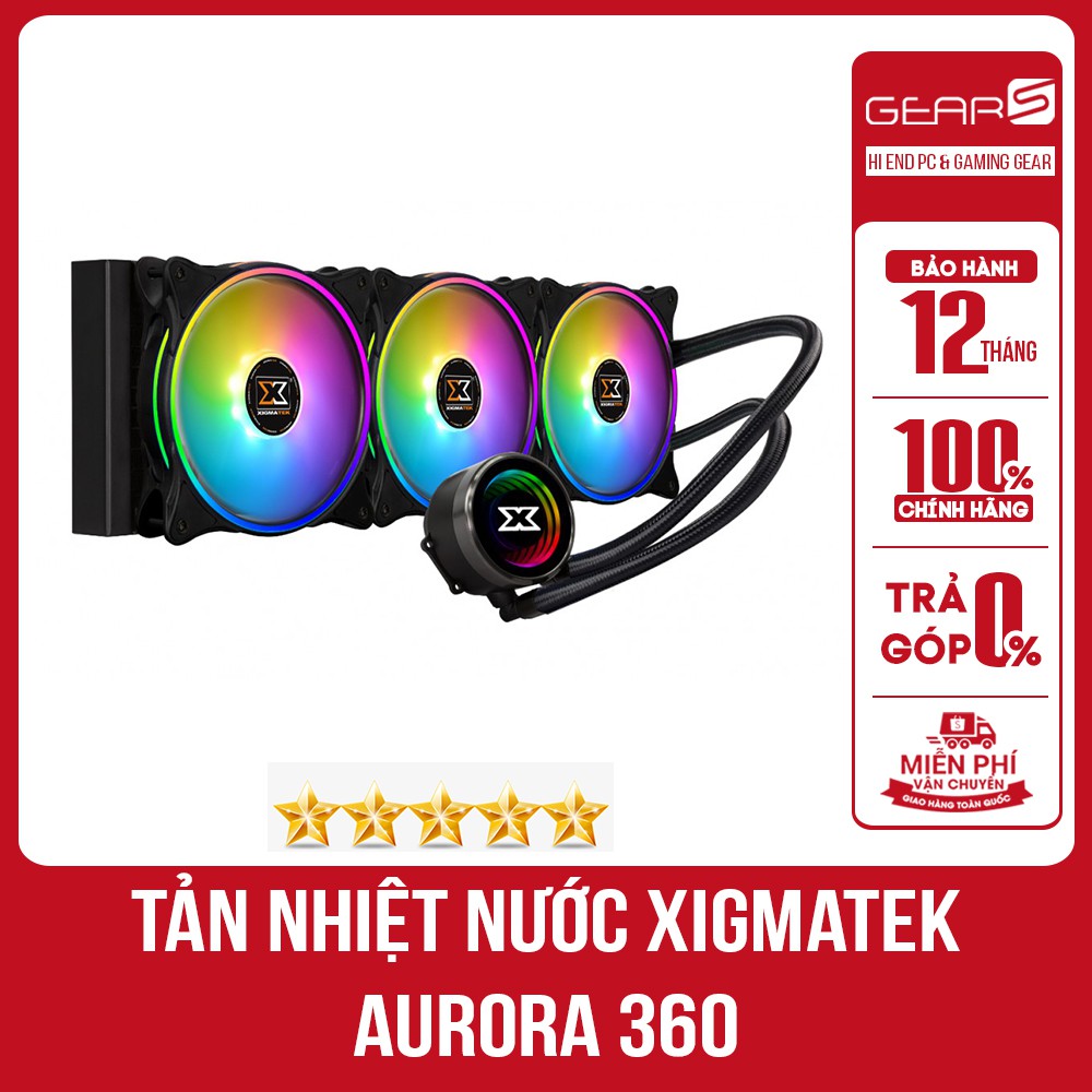 Tản nhiệt XIGMATEK AURORA 360 (EN42814)-ARGB, ALL IN ONE WATERCOOLING | WebRaoVat - webraovat.net.vn