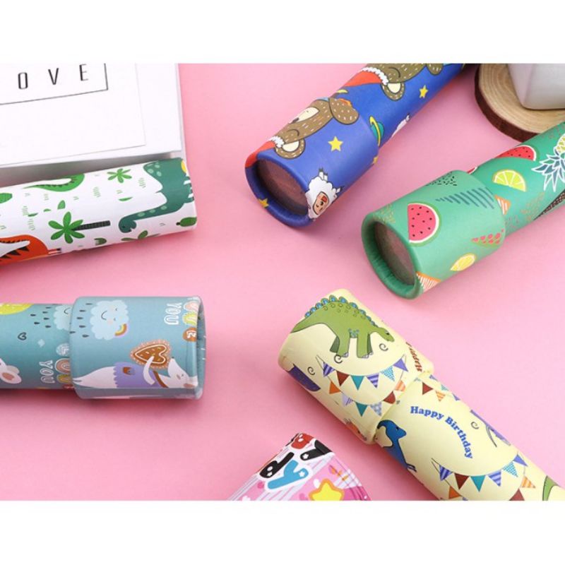 Đồ chơi kính vạn hoa cho bé, ống nhòm mà thuật, nhiều hình thù đáng yêu - Soleill Home