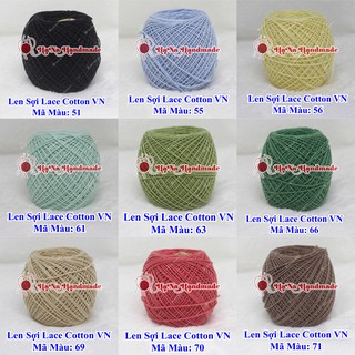 Sợi lace cotton 50gram/cuộn