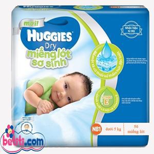 Miếng Lót Huggies Newborn 1 (Sơ Sinh 56 Miếng)