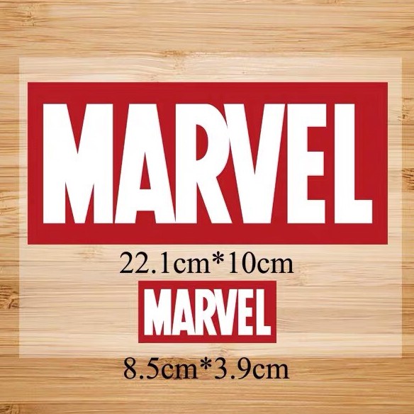 Hình ủi , hình in nhiệt - mẫu chữ ''MARVEL''