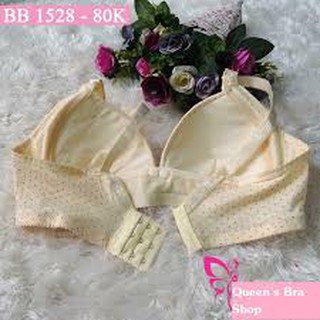 Áo ngực cho con bú mở cúc cho con bú chấm bi