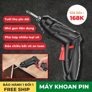 Máy khoan cầm tay máy khoan bắt vít đa năng dùng pin atila shop